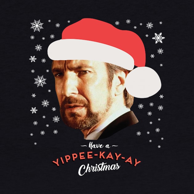 Hans Gruber Have A Yippee Kay Ay Christmas Die Hard by Rebus28